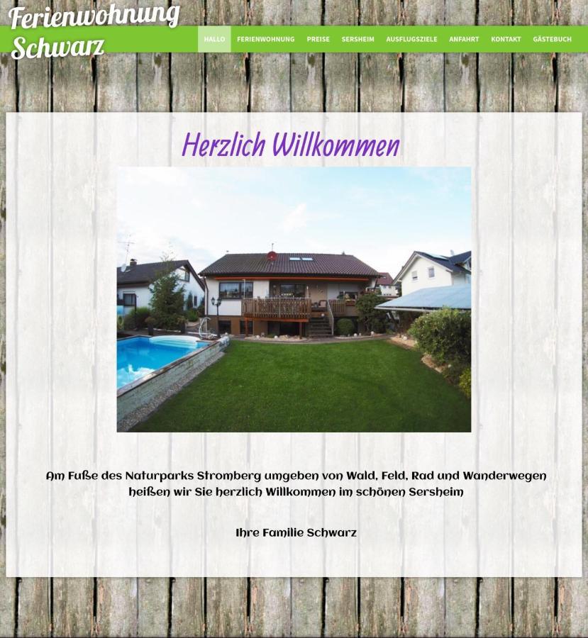 Ferienwohnung Schwarz Sersheim Luaran gambar